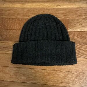 Everlane Charcoal Knit Beanie